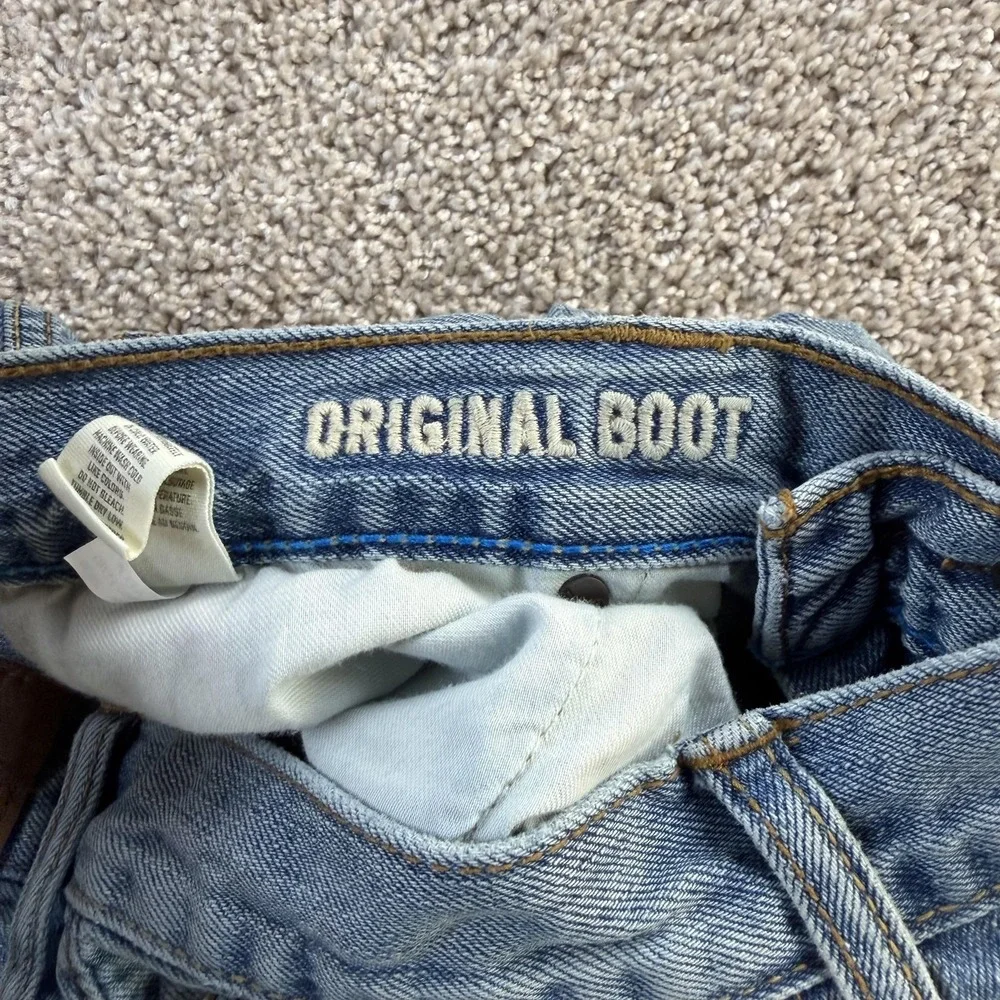 American Eagle Original Boot Jeans Mens 33x32 Medium Wash Blue Denim Bootcut